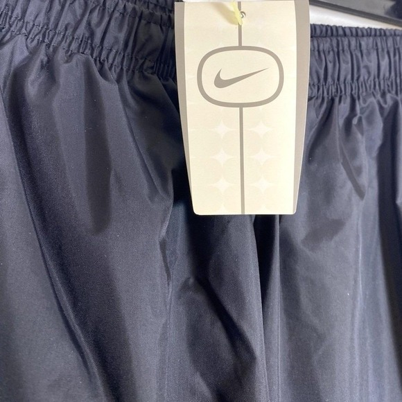 NEW Vtg 90s Nike Womens Medium Track Sweatpants Black Swoosh Pants Y2K Lined 31" - Picture 6 of 10